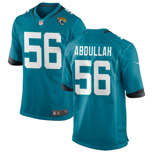 Yasir Abdullah Jacksonville Jaguars Nike Youth Game Jersey - Teal