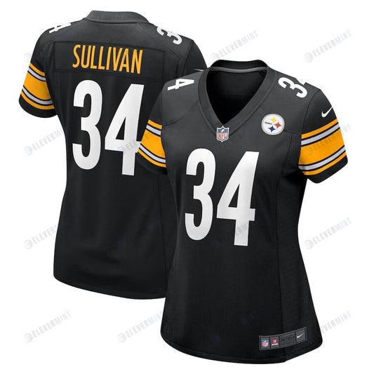 Chandon Sullivan 34 Pittsburgh Steelers Women Game Jersey - Black