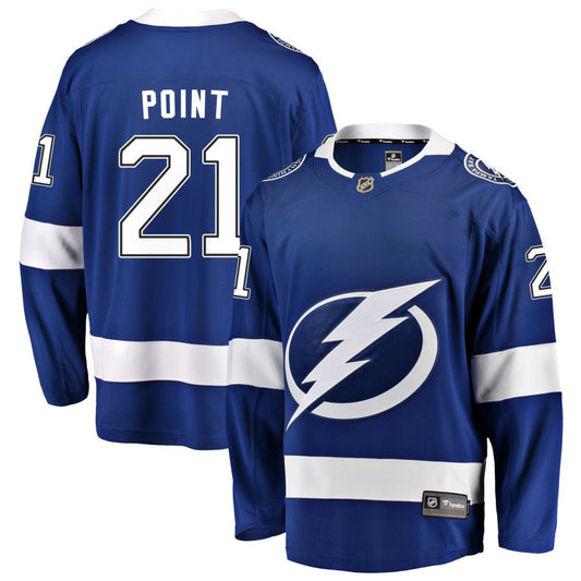 Brayden Point Tampa Bay Lightning Fanatics Branded Home Breakaway Jersey - Blue