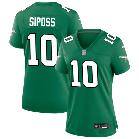 Arryn Siposs Philadelphia Eagles Nike Women's Alternate Game Jersey - Kelly Green