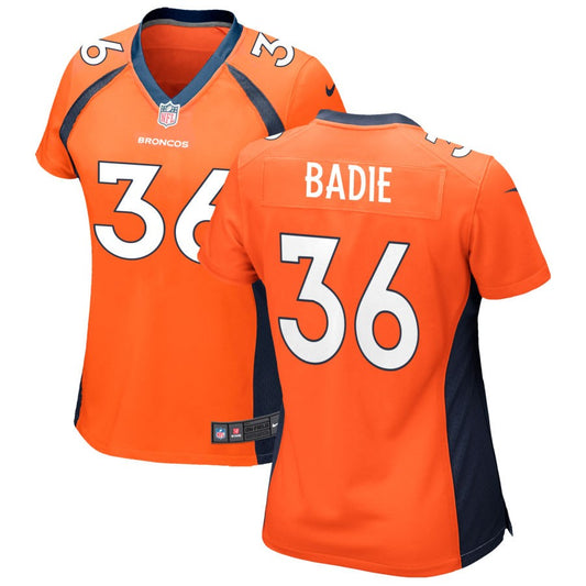 Tyler Badie Denver Broncos Nike Women's Game Jersey - Orange