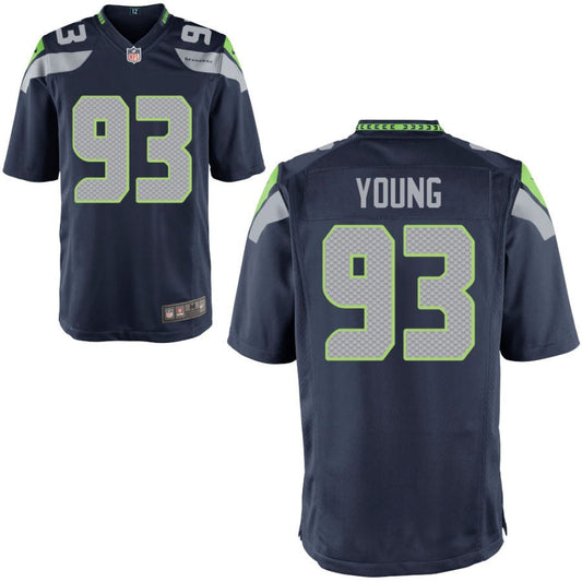 Cameron Young Seattle Seahawks Nike Youth Game Jersey - College Navy