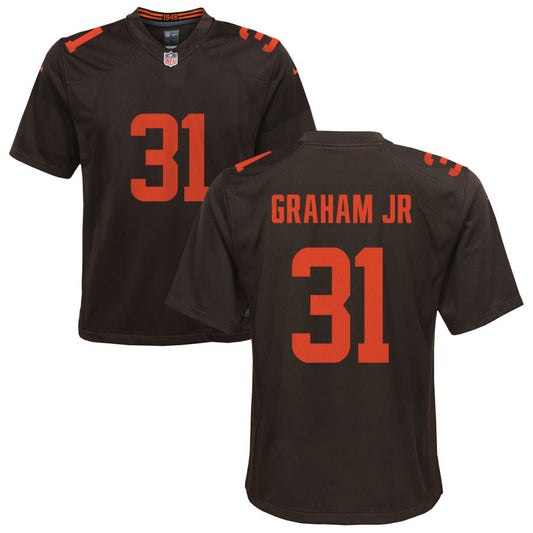 Thomas Graham Jr Cleveland Browns Nike Youth Alternate Game Jersey - Brown