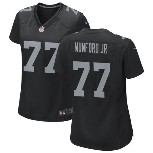 Thayer Munford Jr Las Vegas Raiders Nike Women's Game Jersey - Black