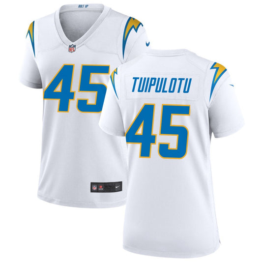 Tuli Tuipulotu Nike Los Angeles Chargers Women's Game Jersey - White