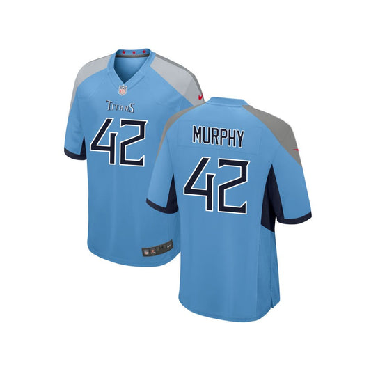 Caleb Murphy Tennessee Titans Nike Youth Alternate Game Jersey - Light Blue