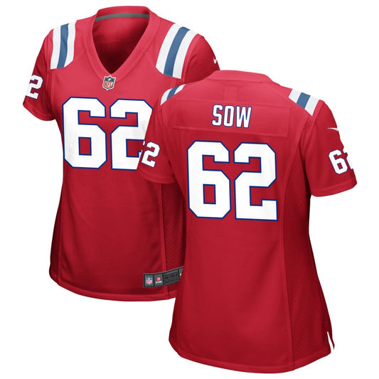 Sidy Sow New England Patriots Nike Women's Alternate Jersey - Red