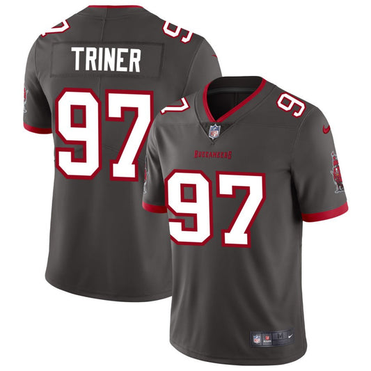 Zach Triner Tampa Bay Buccaneers Nike Vapor Untouchable Elite Alternate Jersey - Pewter