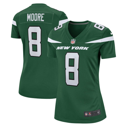 Women's New York Jets Elijah Moore Game Player Jersey Gotham Green