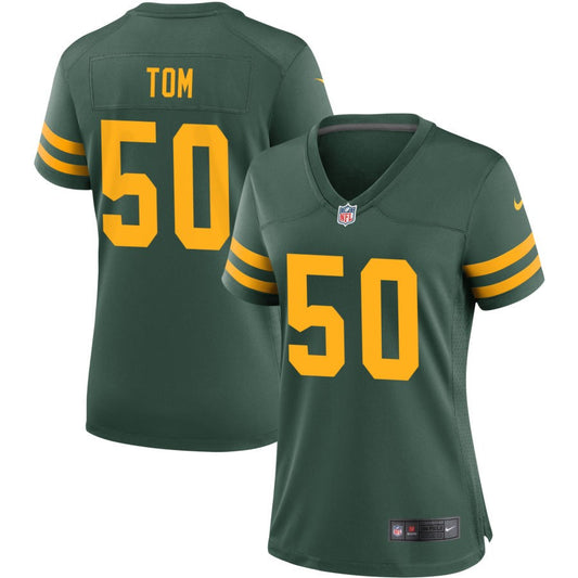 Zach Tom Green Bay Packers Nike Women's Alternate Jersey - Green