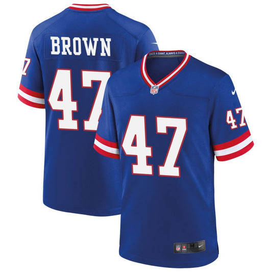 Cam Brown New York Giants Nike Classic Game Jersey - Royal