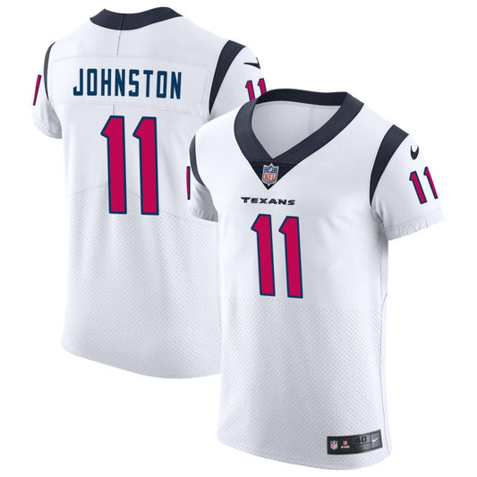 Cameron Johnston Houston Texans Nike Vapor Untouchable Elite Jersey - White