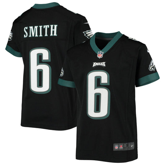 Youth Philadelphia Eagles DeVonta Smith Alternate Game Jersey Black