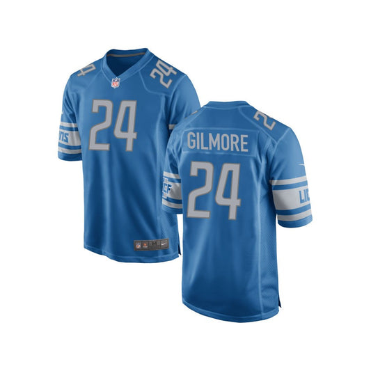 Steven Gilmore Detroit Lions Nike Youth Team Color Game Jersey - Blue