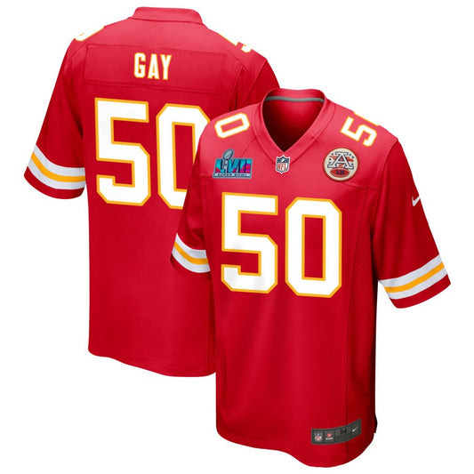 Willie Gay Kansas City Chiefs Nike Super Bowl LVII Game Jersey - Red