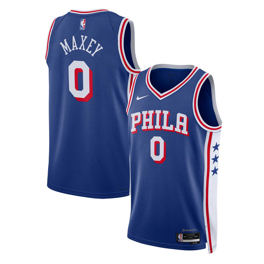 Tyrese Maxey Philadelphia 76ers Nike Unisex Swingman Jersey - Association Edition - Royal