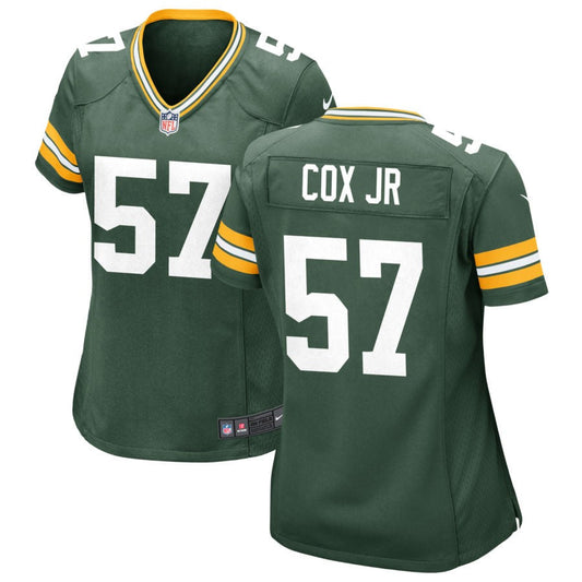 Brenton Cox Jr Green Bay Packers Nike Women's Game Jersey - Green