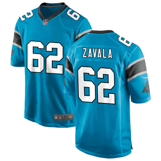 Chandler Zavala Carolina Panthers Nike Alternate Game Jersey - Blue