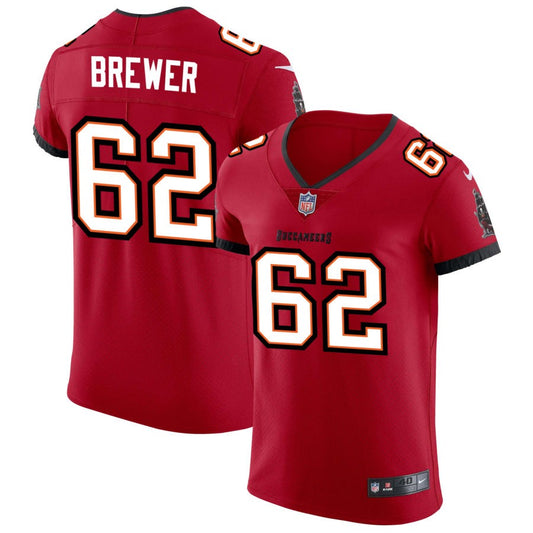 C.J. Brewer Tampa Bay Buccaneers Nike Vapor Elite Jersey - Red