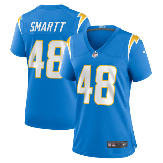 Stone Smartt Los Angeles Chargers Nike Women's Game Player Jersey - Powder Blue