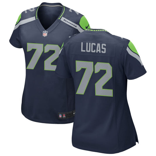 Abraham Lucas Seattle Seahawks Nike Women's Game Jersey - College Navy