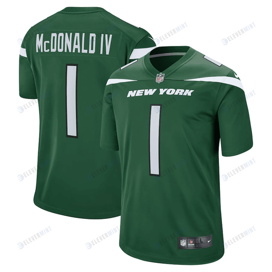 Will McDonald IV New York Jets 2023 NFL Draft First Round Pick Game Jersey - Gotham Green