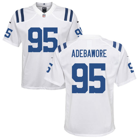 Adetomiwa Adebawore Nike Indianapolis Colts Youth Game Jersey - White