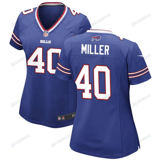 Von Miller 40 Buffalo Bills Women's Game Jersey - Royal Jersey