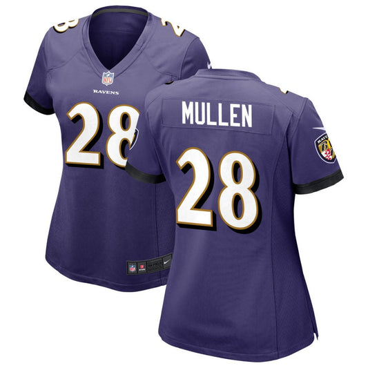 Trayvon Mullen Baltimore Ravens Nike Women's Game Jersey - Purple