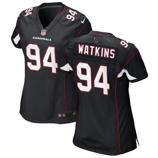 Carlos Watkins Arizona Cardinals Nike Women's Alternate Game Jersey - Black