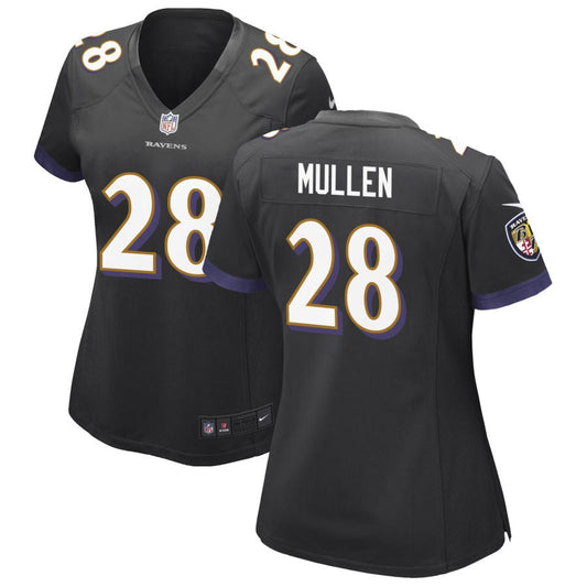 Trayvon Mullen Baltimore Ravens Nike Women's Alternate Game Jersey - Black