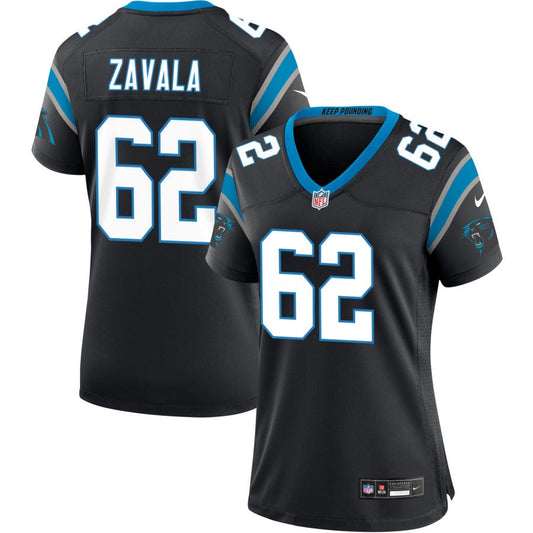 Chandler Zavala Carolina Panthers Nike Women's Game Jersey - Black