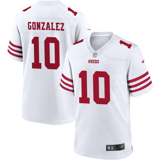 Zane Gonzalez San Francisco 49ers Nike Game Player Jersey - White