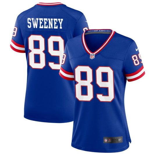 Tommy Sweeney New York Giants Nike Women's Classic Game Jersey - Royal