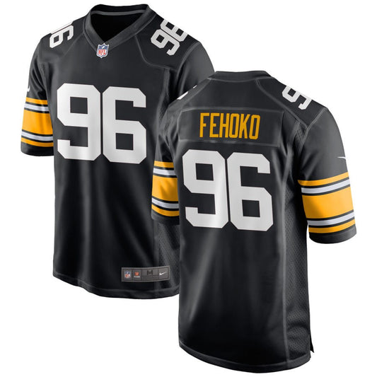 Breiden Fehoko Pittsburgh Steelers Nike Alternate Game Jersey - Black