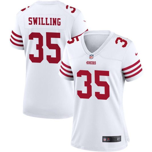 Tre Swilling San Francisco 49ers Nike Women's Game Jersey - White