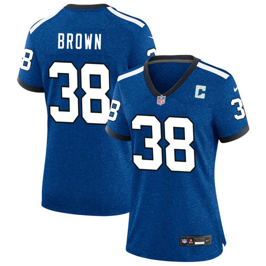 Tony Brown Indianapolis Colts Nike Women's Indiana Nights Alternate Game Jersey - Royal