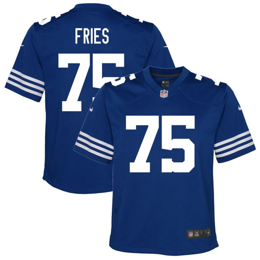 Will Fries Indianapolis Colts Nike Youth Alternate Game Jersey - Royal