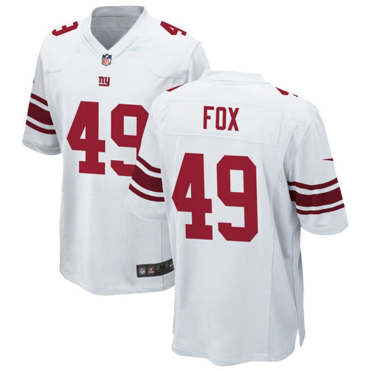 Tomon Fox New York Giants Nike Game Jersey - White