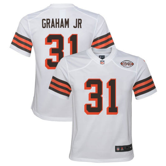 Thomas Graham Jr Cleveland Browns Nike Youth Alternate Jersey - White