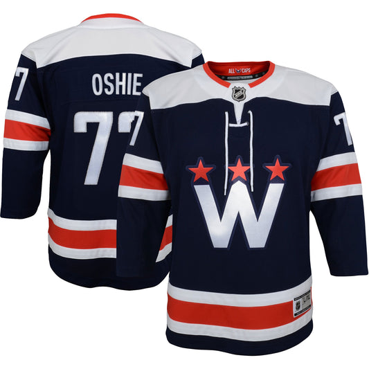 TJ Oshie Washington Capitals Youth Alternate Premier Player Jersey - Navy