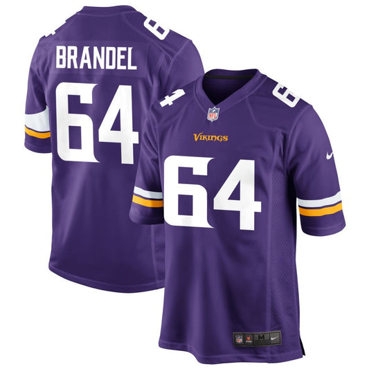 Blake Brandel Minnesota Vikings Nike Game Jersey - Purple