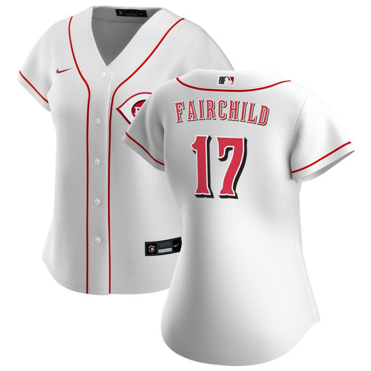 Stuart Fairchild Cincinnati Reds Nike Women's Home Replica Jersey - White