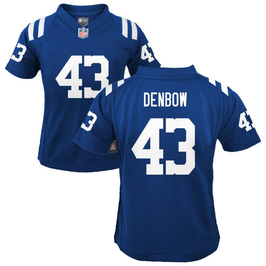 Trevor Denbow Nike Indianapolis Colts Youth Game Jersey - Royal