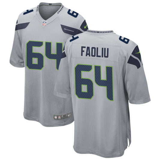 Austin Faoliu Seattle Seahawks Nike Youth Game Jersey - Gray