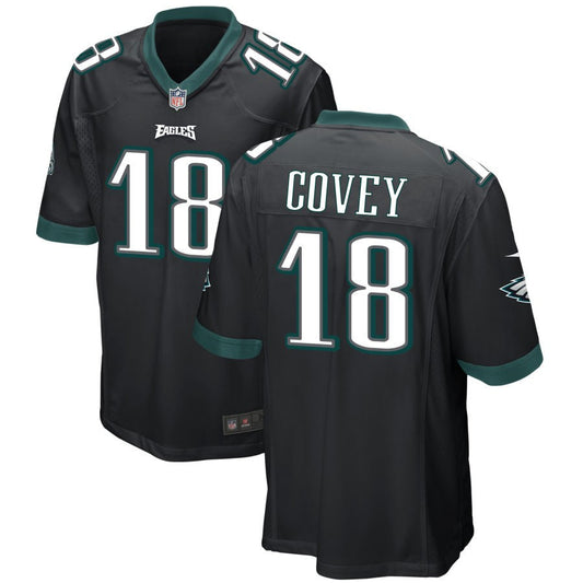 Britain Covey Philadelphia Eagles Nike Alternate Game Jersey - Black