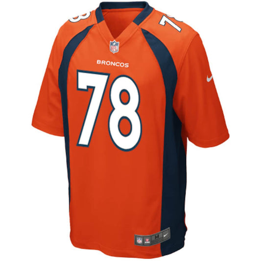 Boys' Grade School Ryan Clady Nike Broncos Game Jersey - Orange