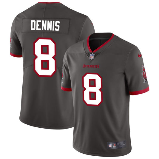 SirVocea Dennis Tampa Bay Buccaneers Nike Vapor Untouchable Elite Alternate Jersey - Pewter