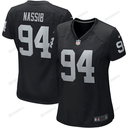 Carl Nassib 94 Las Vegas Raiders Women Game Jersey - Black