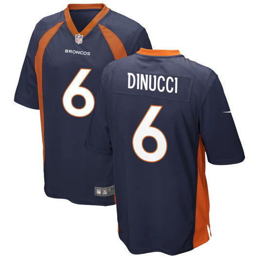 Ben DiNucci Denver Broncos Nike Alternate Game Jersey - Navy